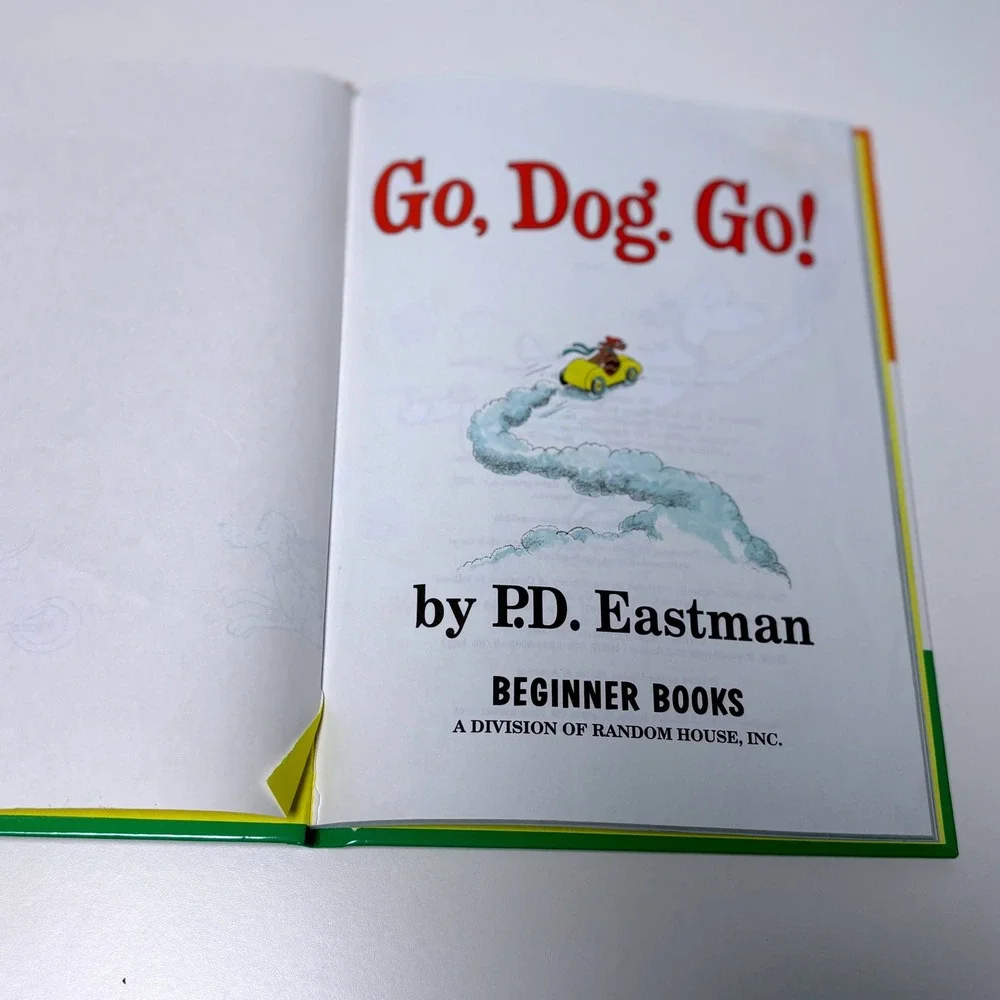 2 Beginner Books Random House Kids Green Orange Go Dog Go‎ The Big Honey Hunt
